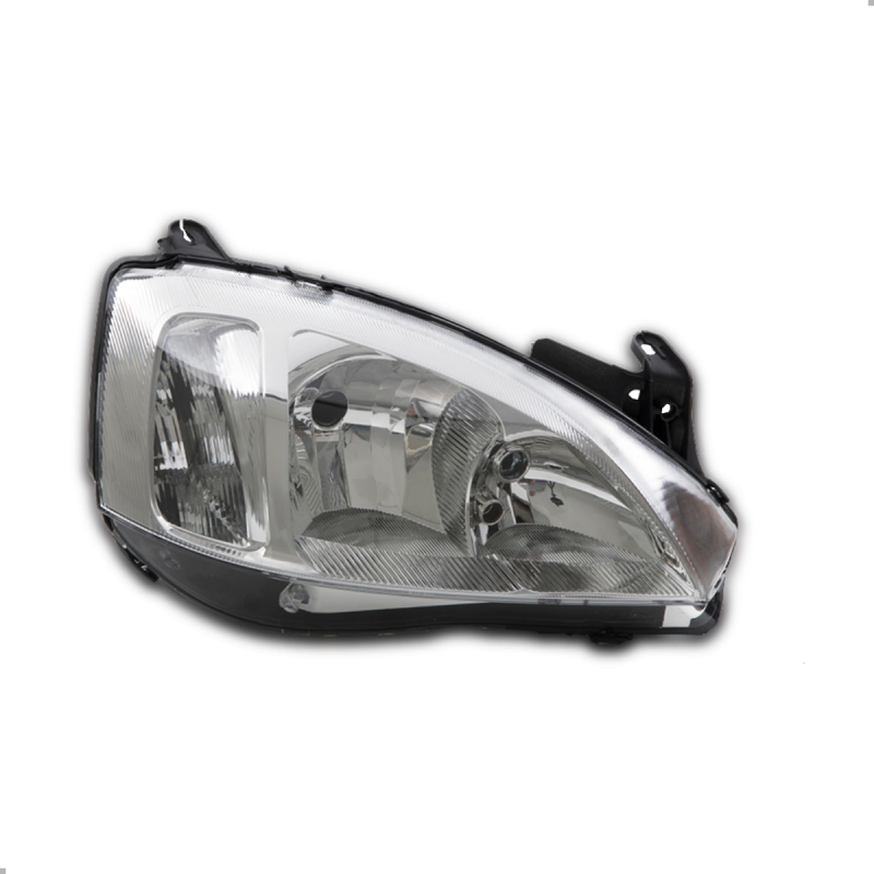 0160736 Farol Original Corsa Montana 2003 A 2007 Lado Direito Cromado Pisca Raiado Manual