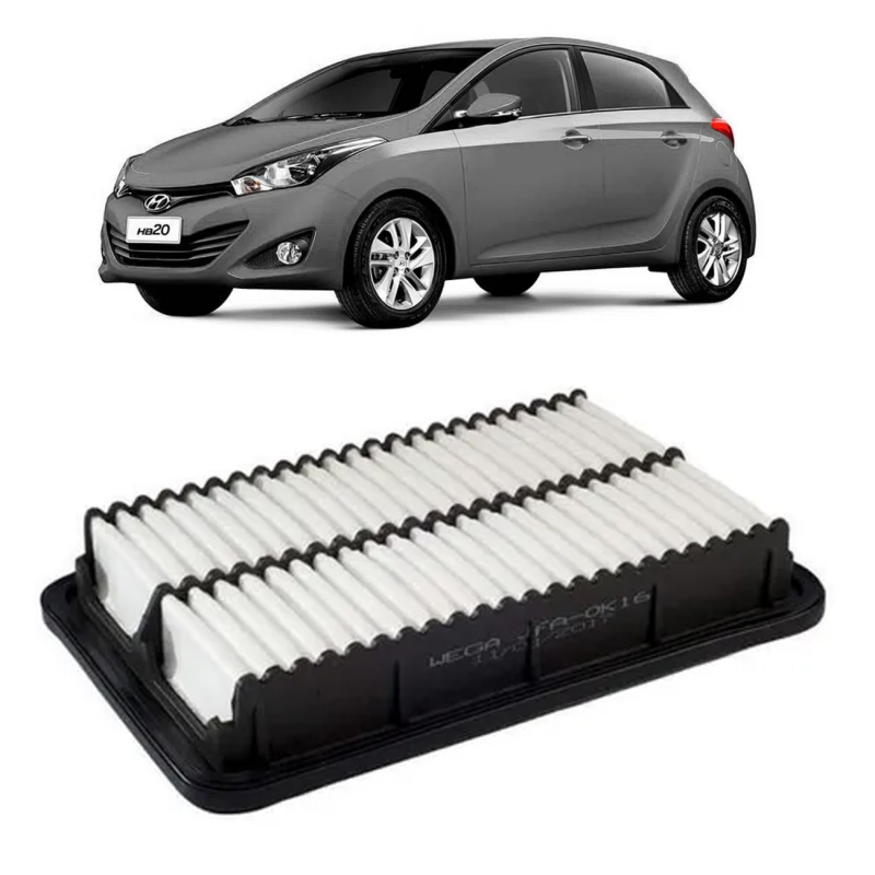 Filtro Do Ar Motor Hb20 2023 A 2024 1.0 2012 A 2015