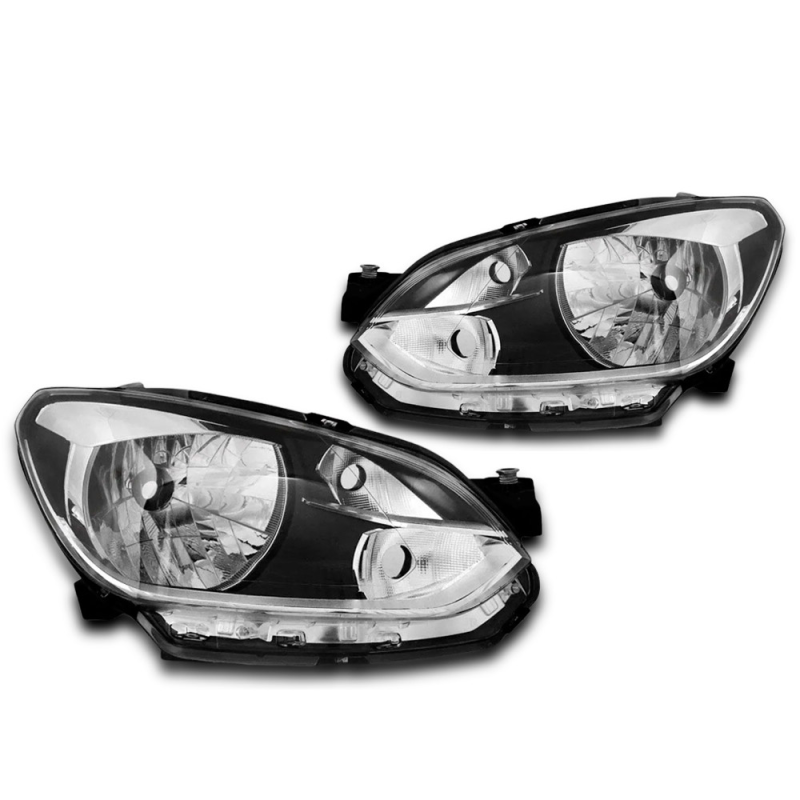 Farol Up 2014 A 2016 Lado Esquerdo Regulador Eletrico Com Friso Cinza (r22603)