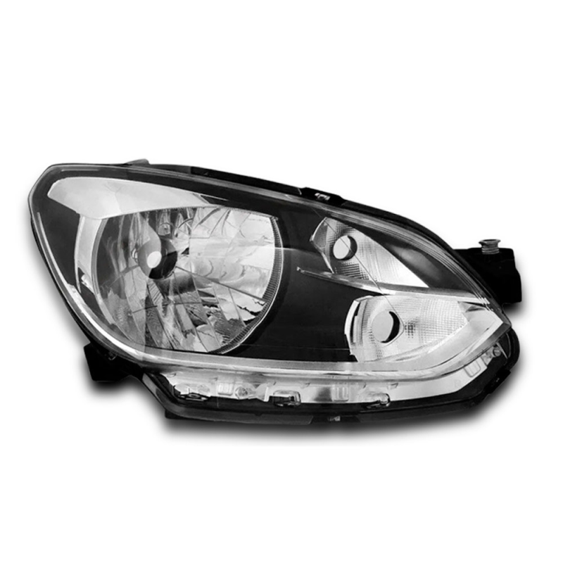 Farol Up 2014 A 2016 Lado Esquerdo Regulador Eletrico Com Friso Cinza (r22603)