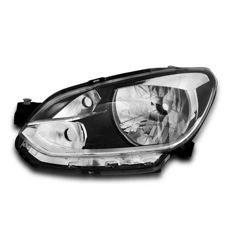 Farol Up 2014 A 2016 Lado Esquerdo Regulador Eletrico Com Friso Cinza (r22603)