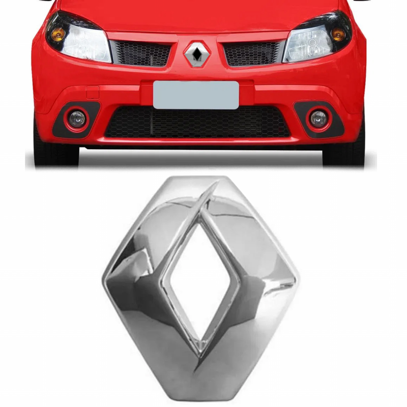 Emblema Renault Da Grade Sandero 2009 A 2011