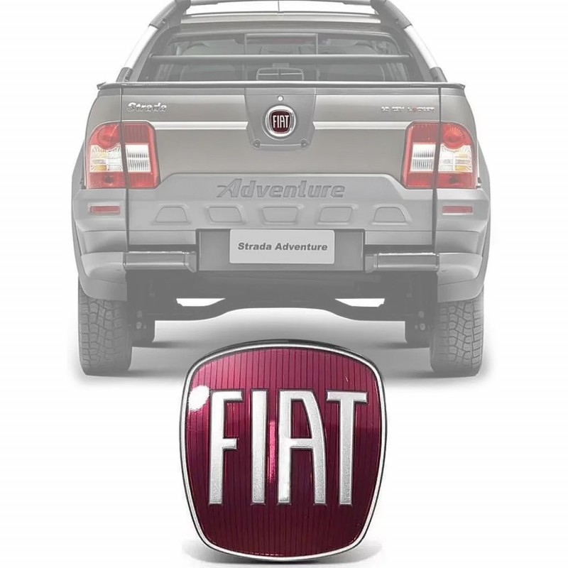 Emblema Fiat Macaneta Tampa Strada