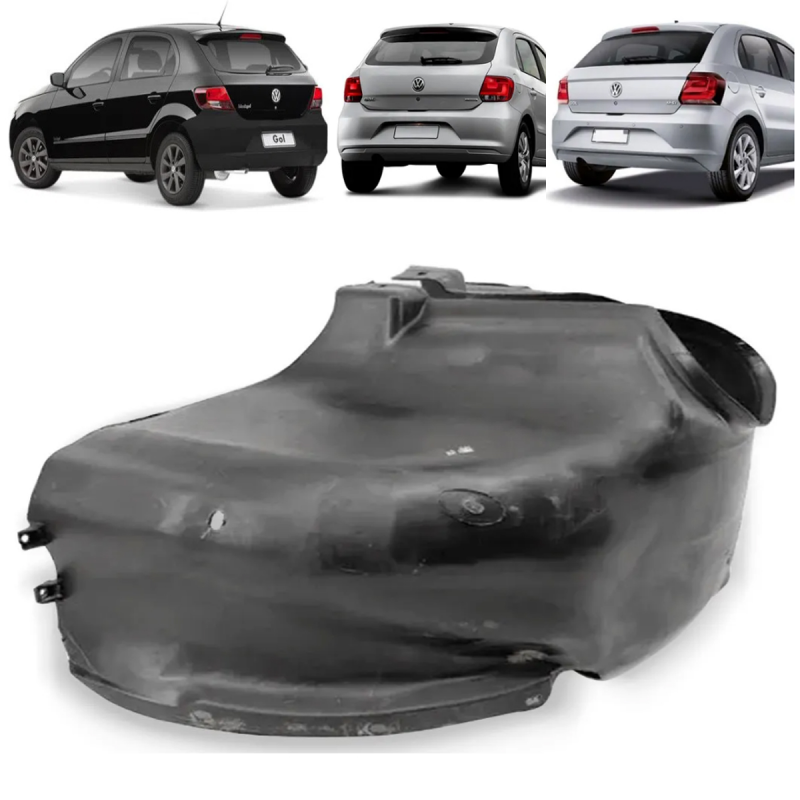 Parabarro Traseiro Original Gol G5 G6 G7 G8 2009 A 2020 Lado Direito (3681 Abs)