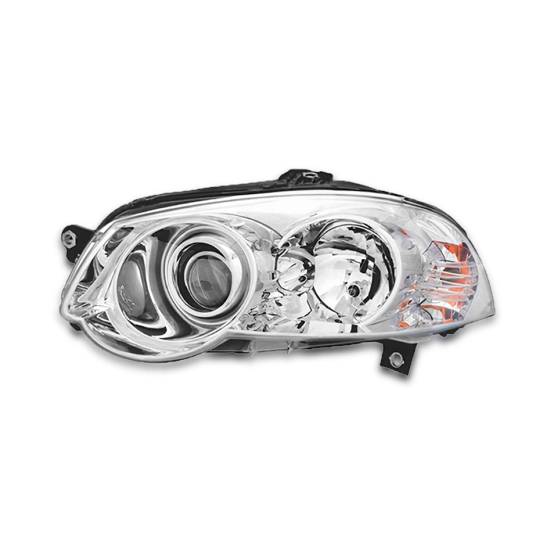 Farol Original Palio Elx 2008 A 2010 Siena Elx 2008 A 2016 Lado Esquerdo Foco Duplo Cromado