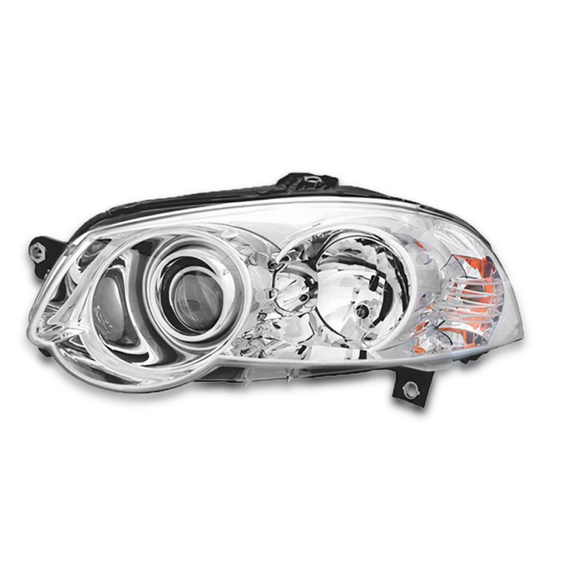 Farol Original Palio Elx 2008 A 2010 Siena Elx 2008 A 2016 Lado Direito Foco Duplo Cromado