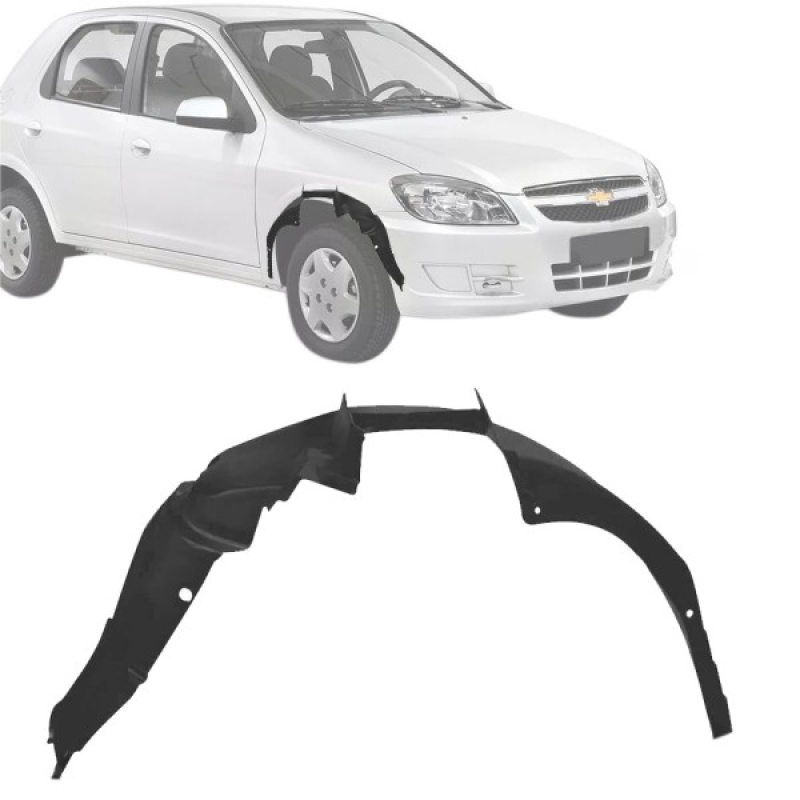 Parabarro Dianteiro Celta 2007 A 2016 Prisma 2007 A 2011 Lado Direito (c047354) (r24634)