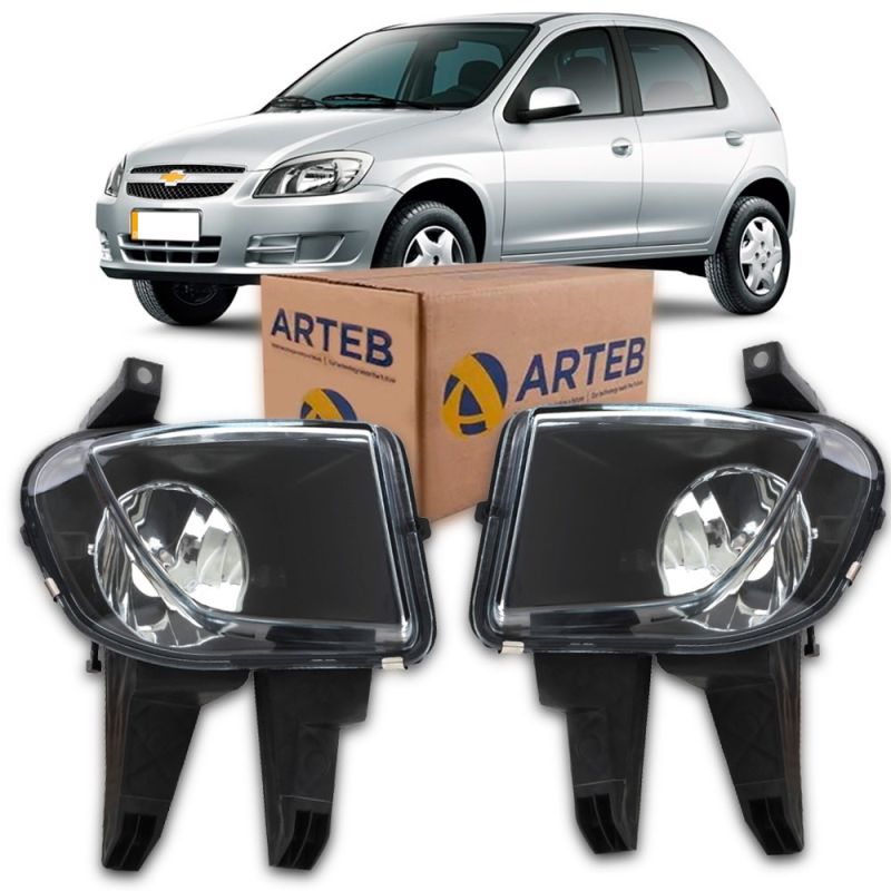 0160676 Farol Auxiliar De Milha Original Celta 2007 A 2014 Prisma 2007 A