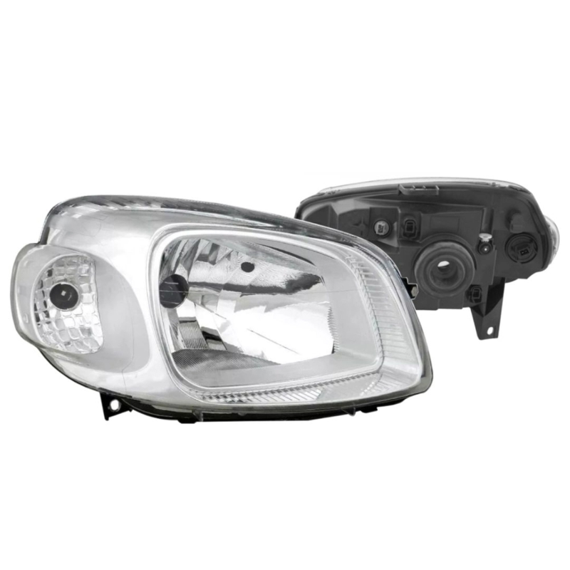 0160770 Farol Original Uno Vivace 2010 A 2014 Fiorino Vivace 2013 A 2021 Lado Direito Cromado