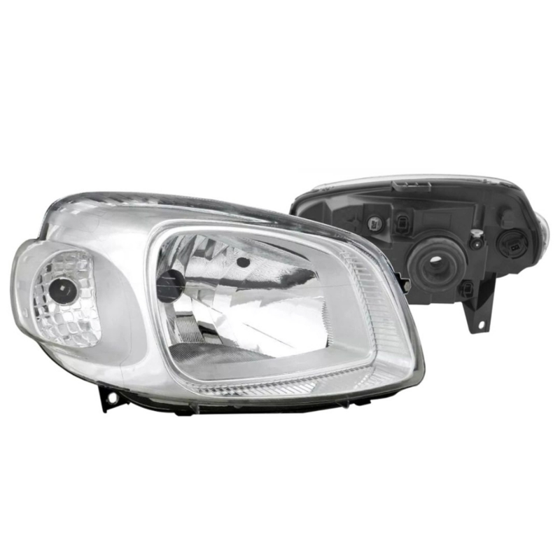 0160770 Farol Original Uno Vivace 2010 A 2014 Fiorino Vivace 2013 A 2021 Lado Direito Cromado