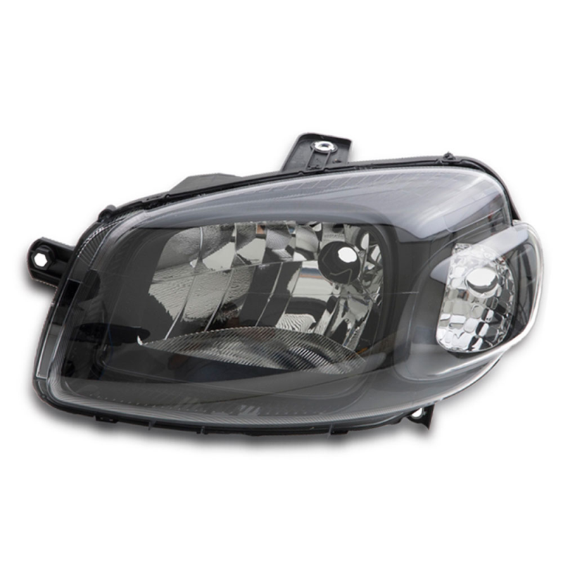 0160767 Farol Original Uno Vivace Way Sporting 2010 A 2014 Lado Esquerdo Mascara Negra