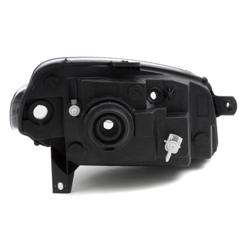 0160767 Farol Original Uno Vivace Way Sporting 2010 A 2014 Lado Esquerdo Mascara Negra