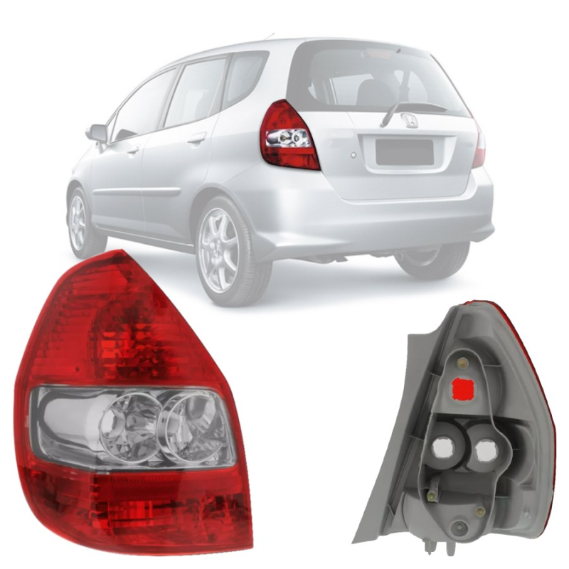 Lanterna Traseira Fit 2003 A 2008 Lado Esquerdo (c064959) (rrf277)