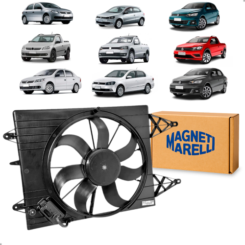 Eletroventilador Original Gol G5 G6 G7 Polo Fox Saveiro Voyage Com Ar