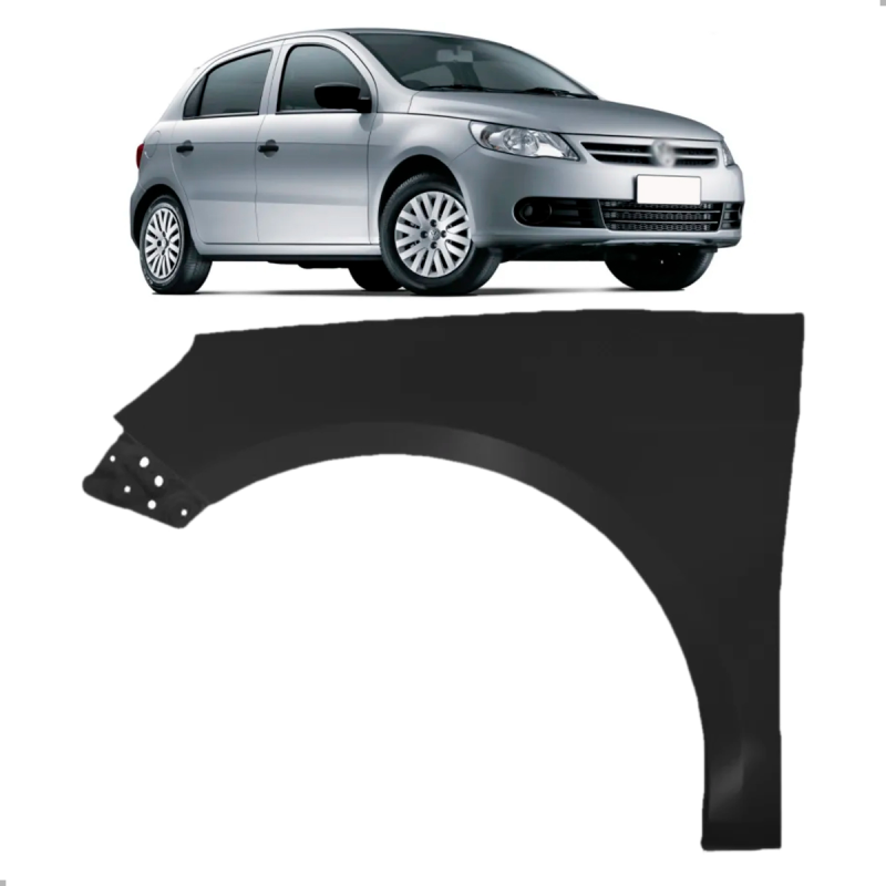 Paralama Gol Saveiro Voyage G5 2009 A 2012 Lado Esquerdo Para Pintura