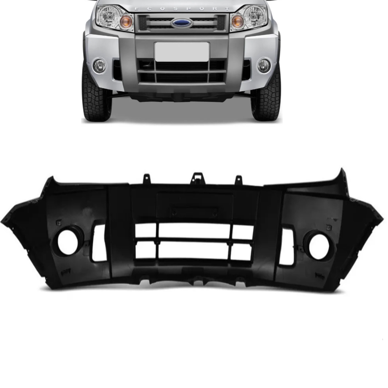 Parachoque Dianteiro Ecosport 2008 A 2012 Para Pintura Com Furo(c53923)