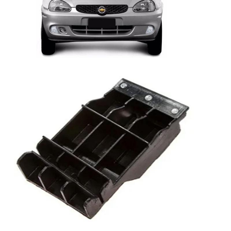 Guia Do Parachoque Dianteiro Corsa Classic 2000 A 2010 Lado Esquerdo(r32393)