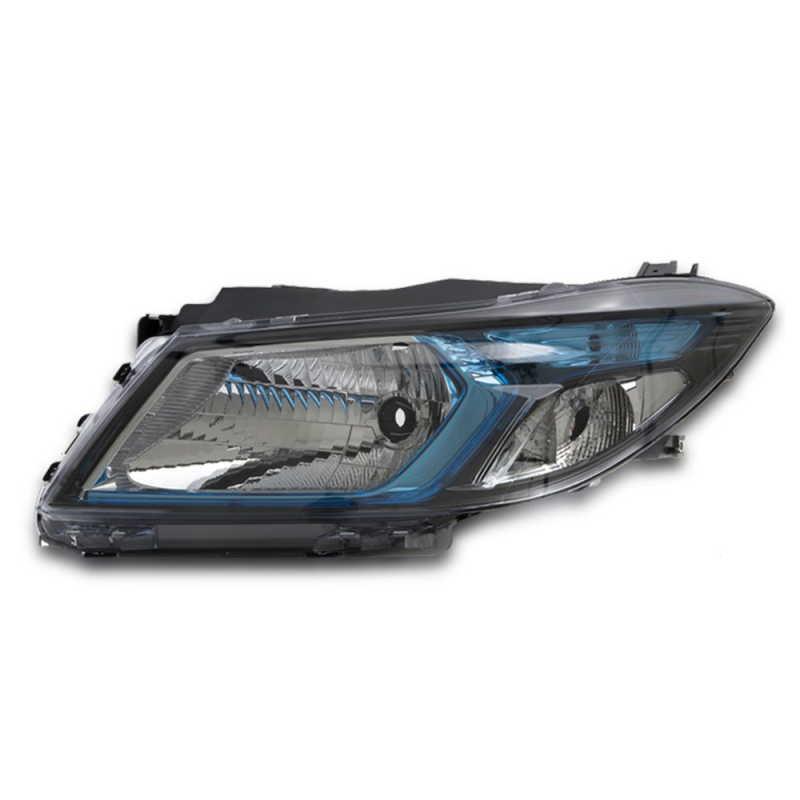 0160772 Farol Original Onix Prisma 2012 A 2016 Lado Direito Com Moldura Azul