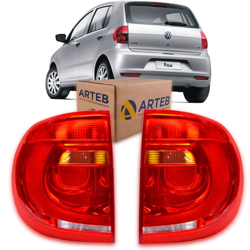 0460428 Lanterna Traseira Original Fox 2011 A 2014 Lado Direito