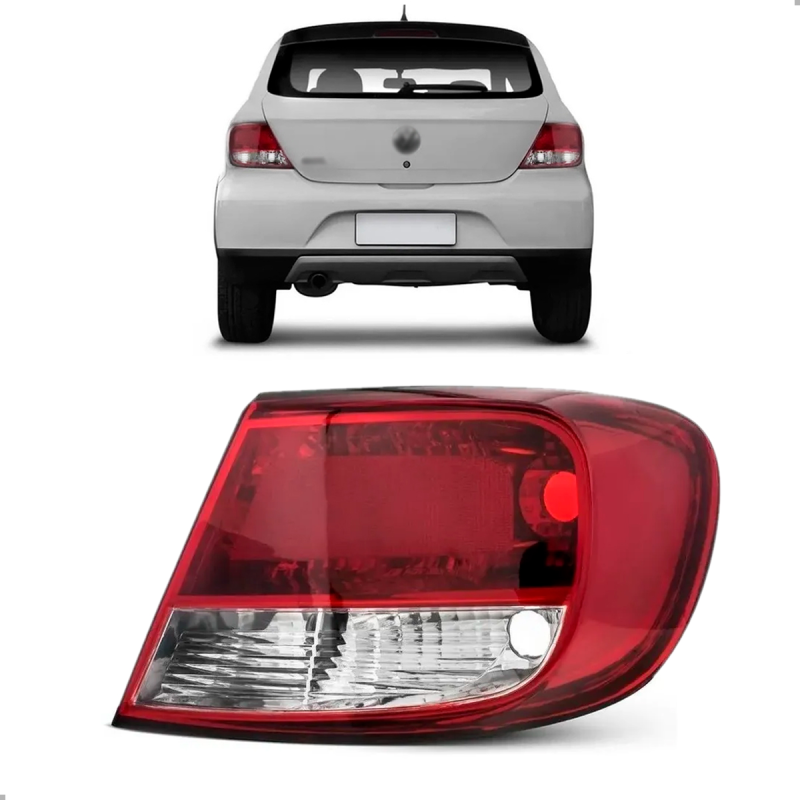 0460416 Lanterna Traseira Original Gol G5 2009 A 2012 Lado Direito Cristal
