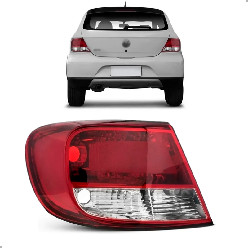 0460415 Lanterna Traseira Original Gol G5 2009 A 2012 Lado Esquerdo Cristal