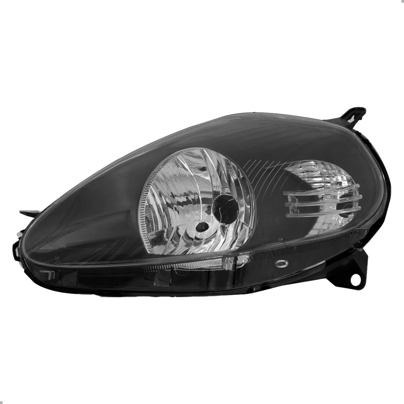 Farol Original Punto Sporting 2008 A 2012 Lado Esquerdo Mascara Negra