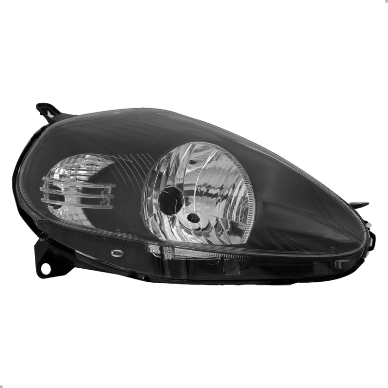 Farol Original Punto Sporting 2008 A 2012 Lado Direito Mascara Negra
