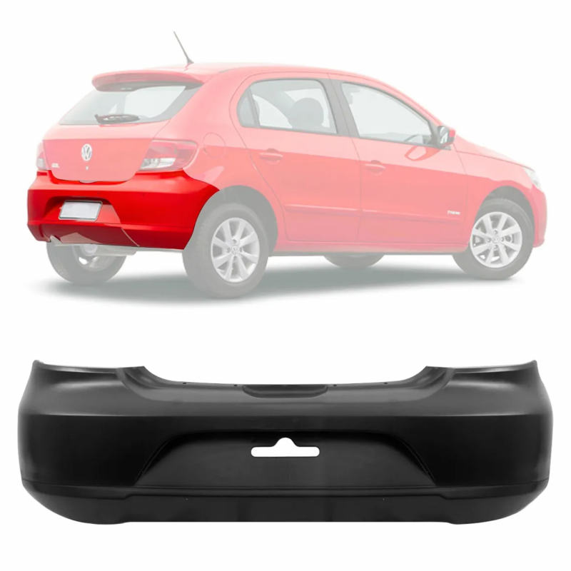 Parachoque Traseiro Gol G5 2009 A 2012 Para Pintura (c036336)