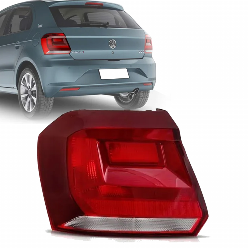 Lanterna Traseira Gol G7 2017 A 2018 Lado Esquerdo Cristal(c62085)