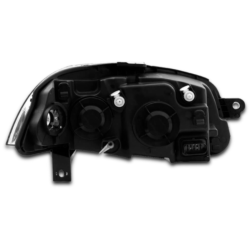 Farol Original Palio Strada Trekking 2009 A 2016 Lado Direito Cromado Aro Preto