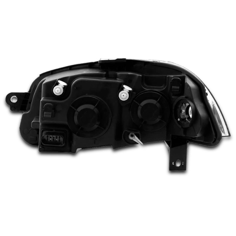 Farol Original Palio Strada Trekking 2009 A 2016 Lado Direito Cromado Aro Preto