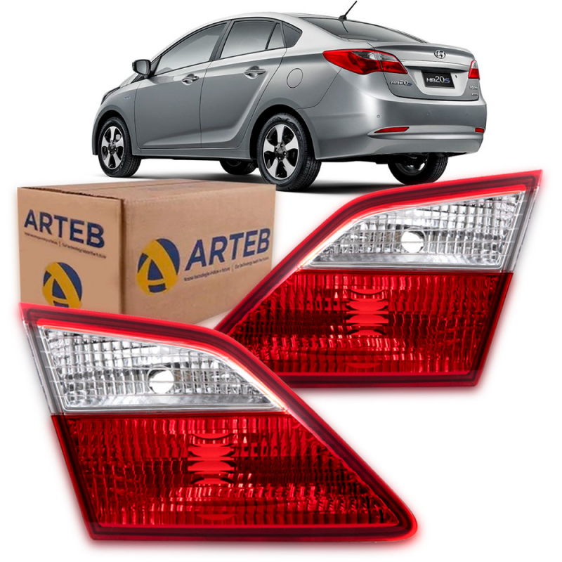 0460467 Lanterna Traseira Original Hb20s Sedan 2012 A 2019 Lado Esquerdo Tampa