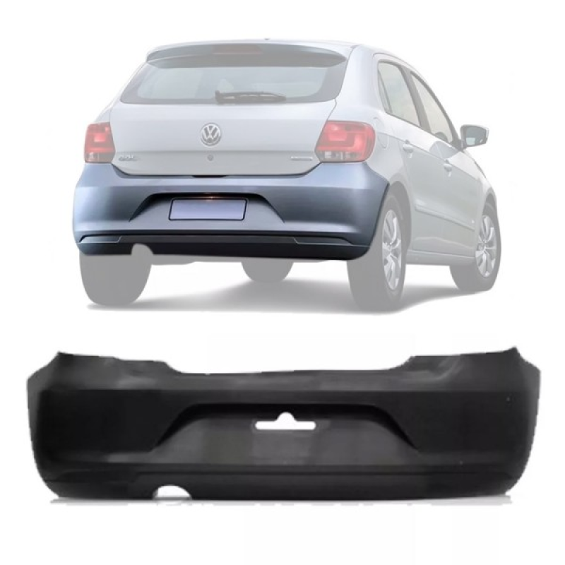 Parachoque Traseiro Gol G6 2013 A 2016 Para Pintura(c47349)