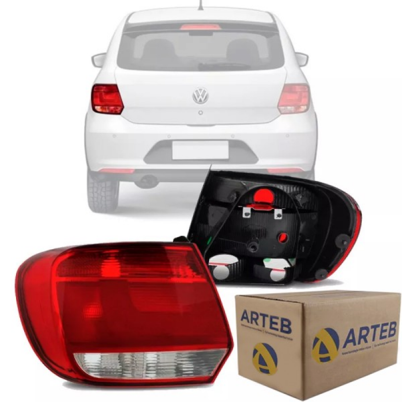 0460487 Lanterna Traseira Original Gol G6 2013 A 2016 Lado Esquerdo
