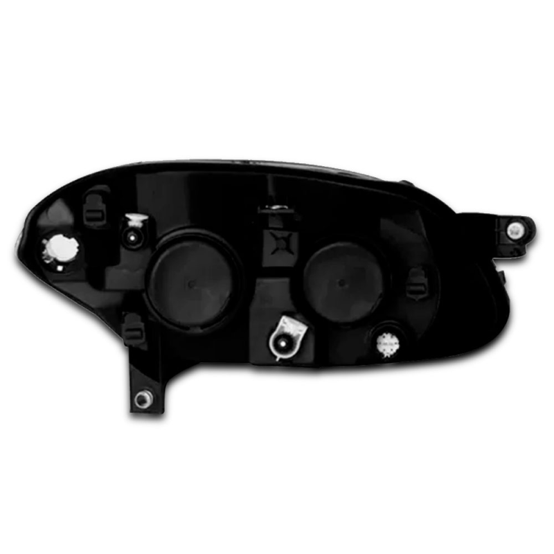 Farol Original Palio Sporting 2012 A 2016 Lado Esquerdo Foco Duplo Mascara Negra