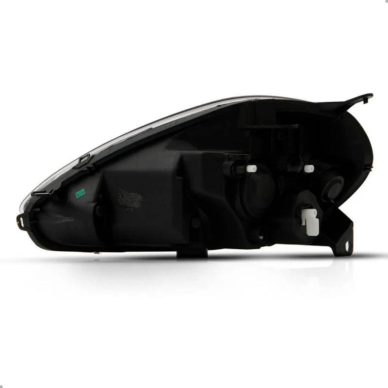 Farol Punto 2013 A 2016 Lado Direito Masc Negra Friso Prata T Jet