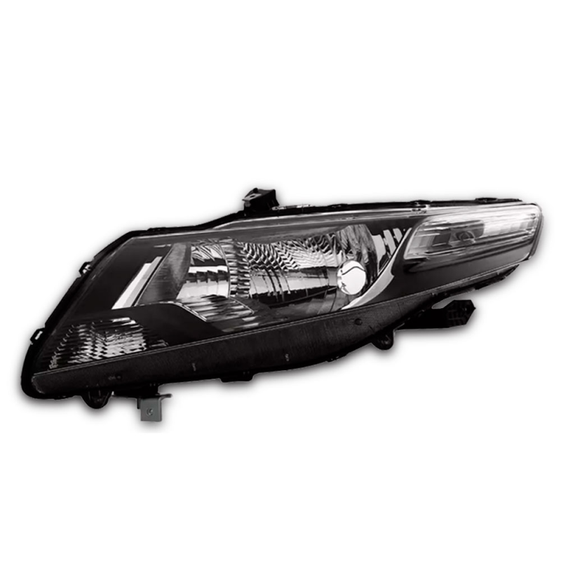 Farol Original City 2009 A 2013 Lado Esquerdo Foco Simples Mascara Negra