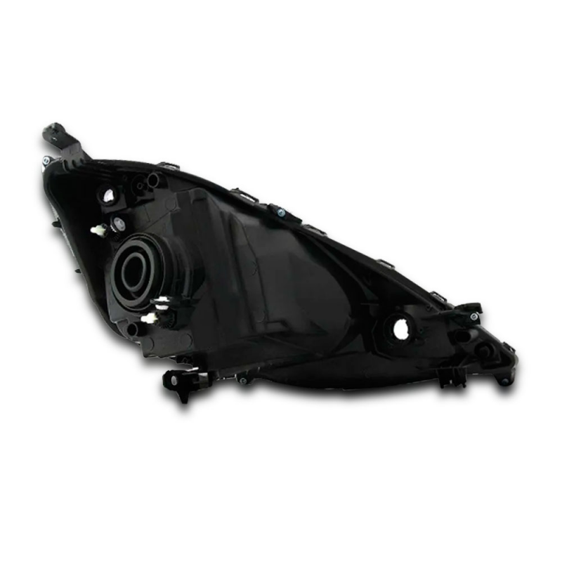 Farol Original Fit 2009 A 2012 Lado Direito Mascara Cinza