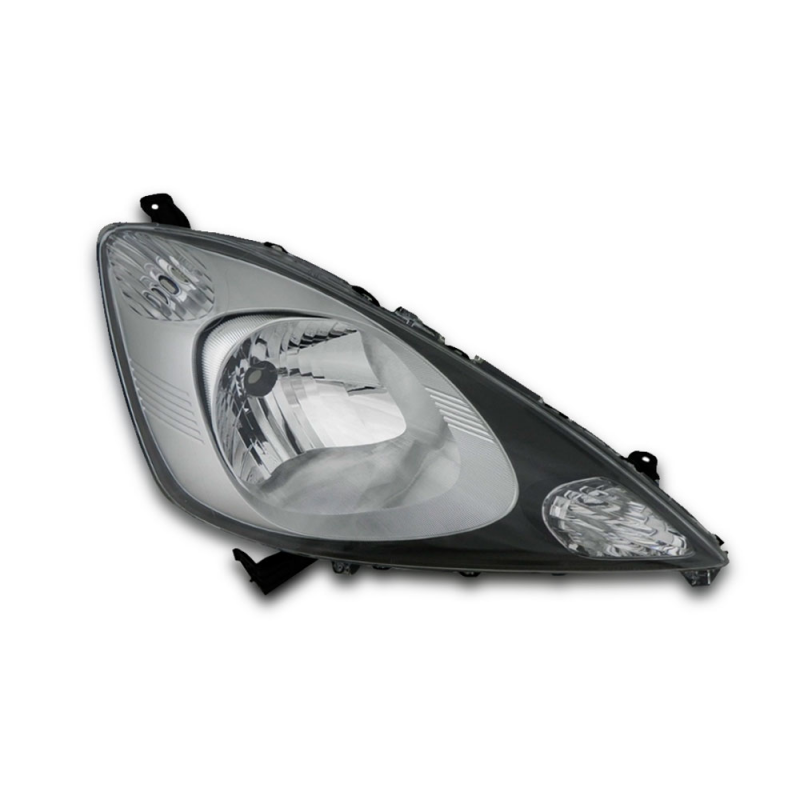 Farol Original Fit 2009 A 2012 Lado Esquerdo Mascara Cinza