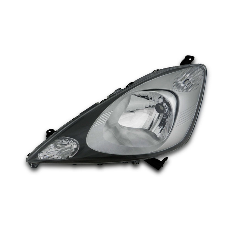 Farol Original Fit 2009 A 2012 Lado Esquerdo Mascara Cinza