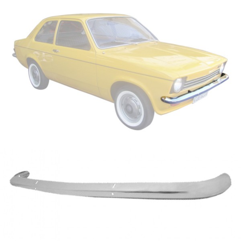 Parachoque Dianteiro Chevette 1974 A 1979 Cromado