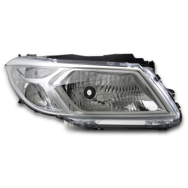 Farol Original Onix Prisma 2012 A 2016 Lado Esquerdo Cromado Com Moldura Cromada