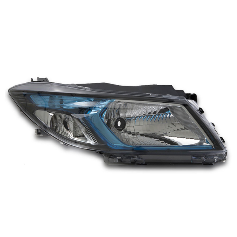 Farol Original Onix Prisma 2012 A 2016 Lado Direito Com Moldura Azul