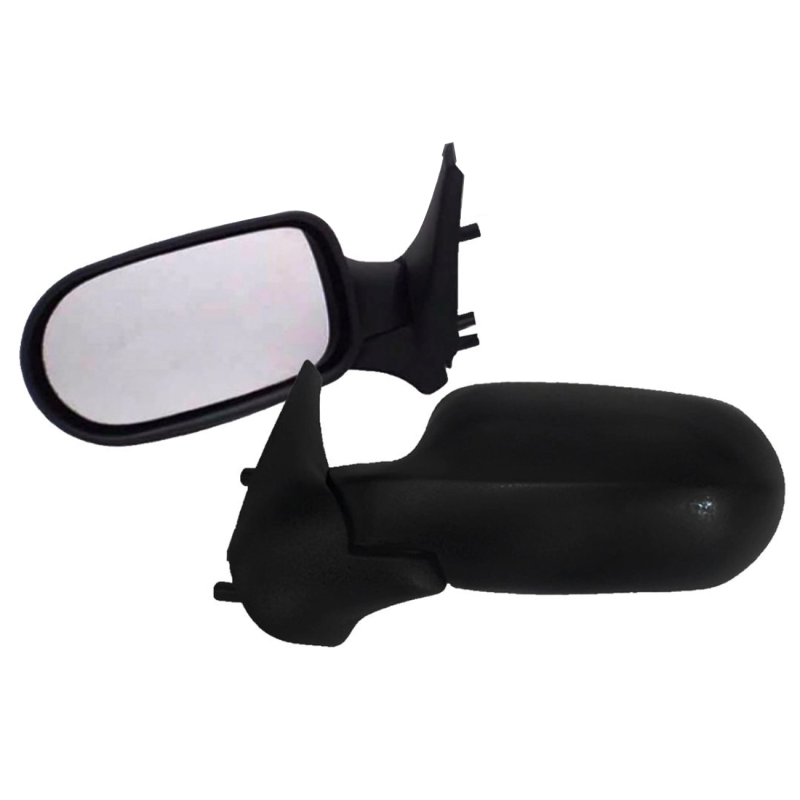 Retrovisor Uno Flex 2006 A 2008 4 Portas Lado Esquerdo Sem Regulador