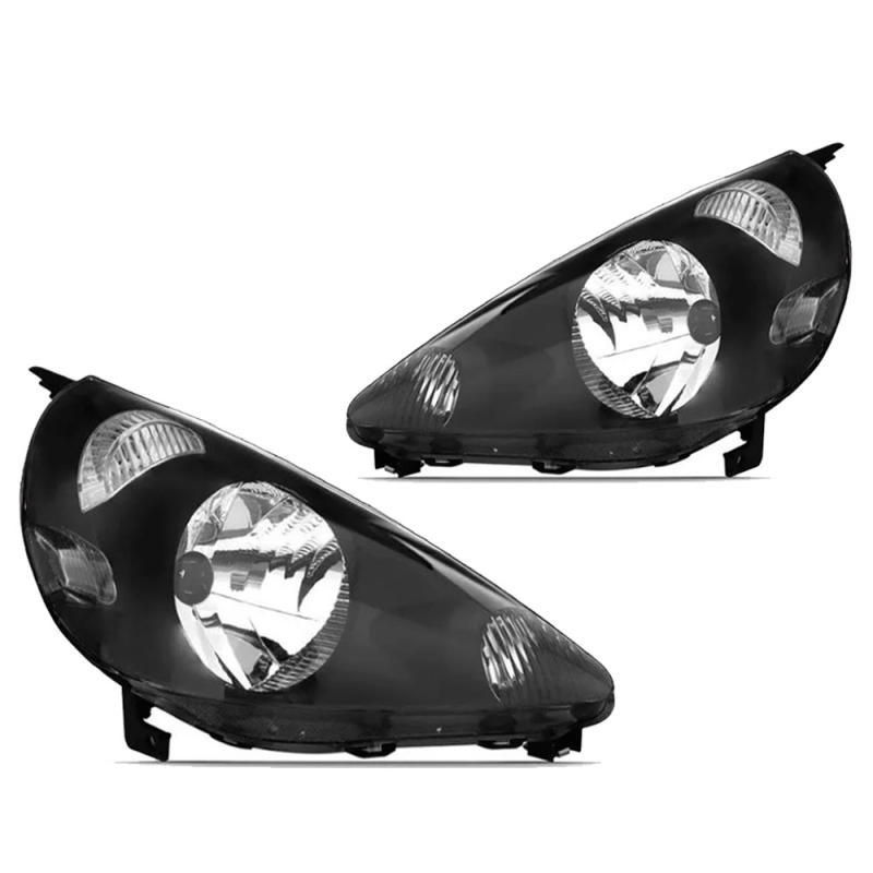 Farol Fit 2003 A 2008 Lado Esquerdo Masc Negra (r15369)