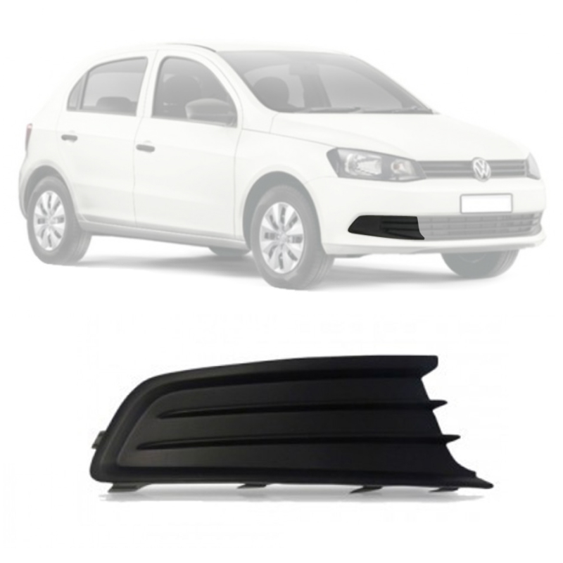 Grade Do Parachoque Gol Voyage G6 2013 A 2016 Lado Direito Sem Furo