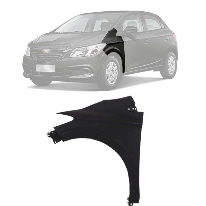 Paralama Onix Prisma 2013 A 2016 Onix Joy 2017 A 2022 Lado Esquerdo Para Pintura (c063666)
