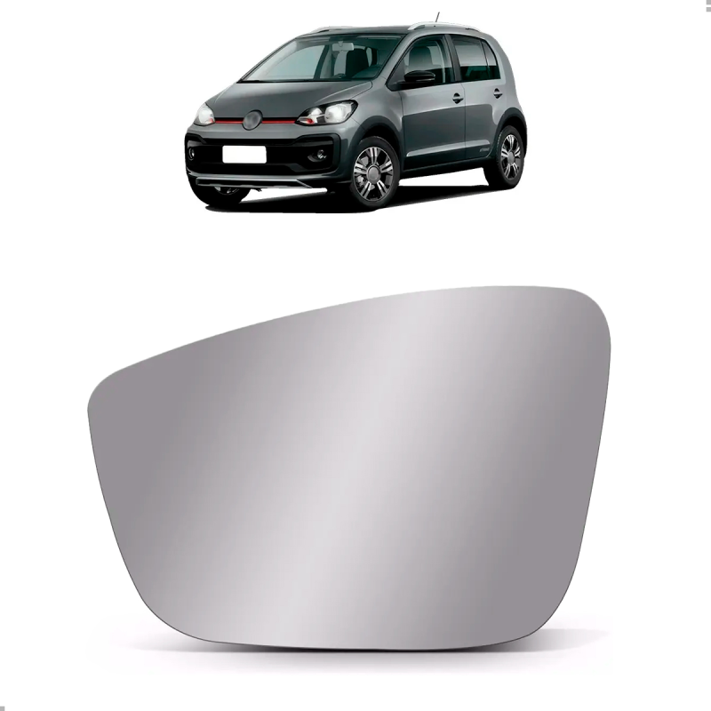 Lente Do Espelho Retrovisor Original Up 2014 A 2022 Lado Esquerdo