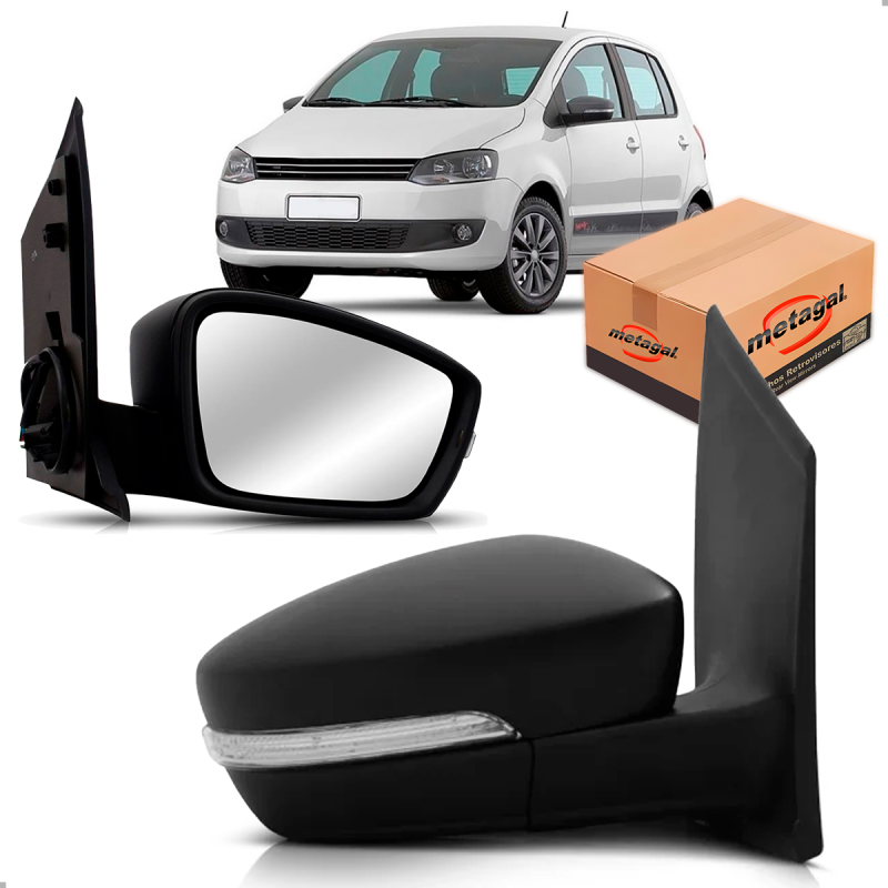 Retrovisor Original Fox 2010 A 2014 Eletr Tilt Down Direi