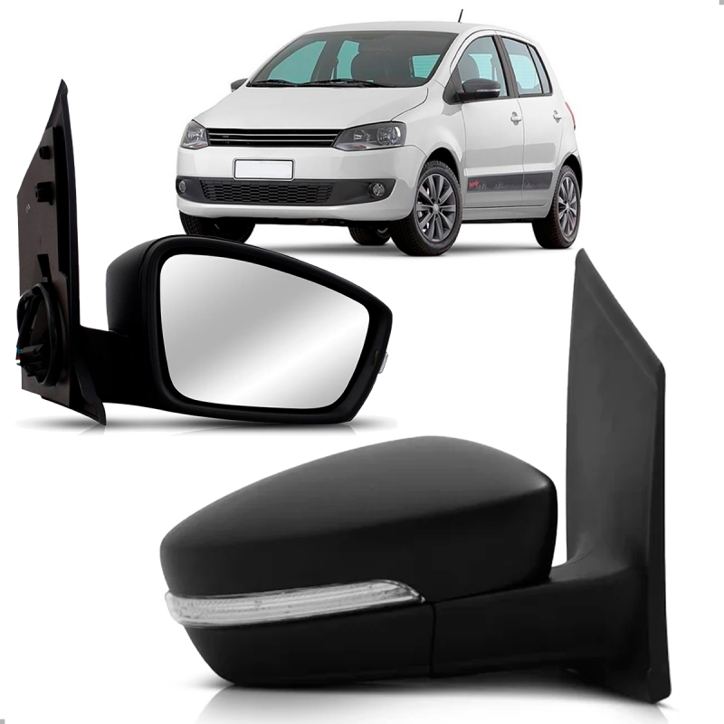 Retrovisor Original Fox 2010 A 2014 Eletr Tilt Down Direi